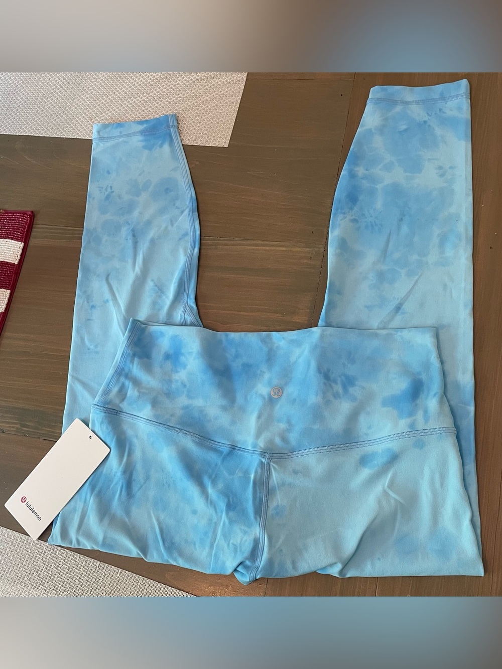 Lululemon Align Light Blue Tie-Dye Leggings - NWT